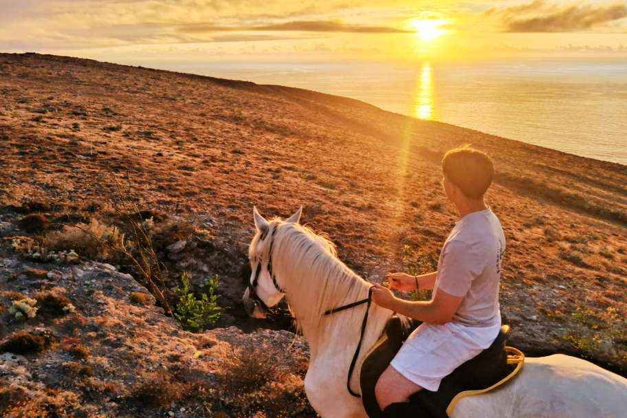 montar a caballo